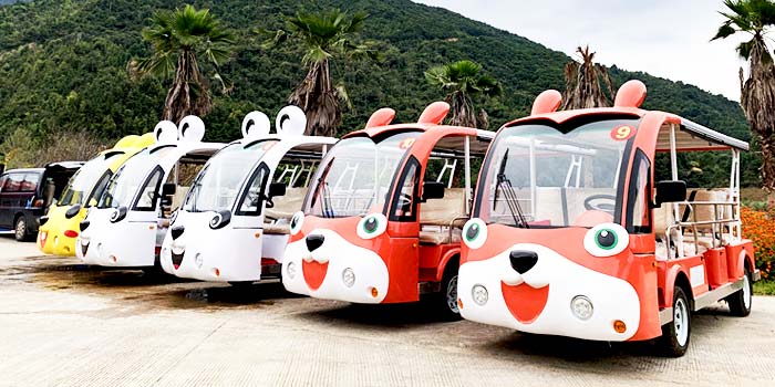 定制化方案-5座帶斗電動巡邏車